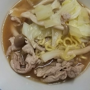 具沢山でいただきます☆濃厚野菜味噌ラーメン